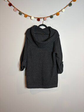 🔆 Marshalls charcoal grey knit cowl neck sweater